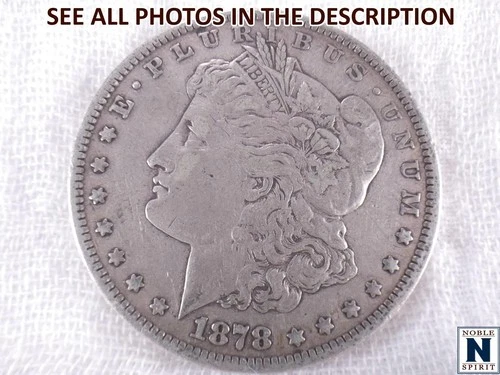 NobleSpirit (JL) Desirable 1878 Morgan Silver Dollar Very Fine