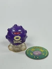 Vintage Pokemon TOMY Koffing Figure with Coin CGTSJ