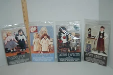 Indygo Junction 4 Doll Clothes Sewing Patterns Lot B Matching Child-Size Jumper
