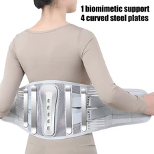 Adjustable Lower Back Brace Lumbar Support Waist Belt For Men Women Pain Relief