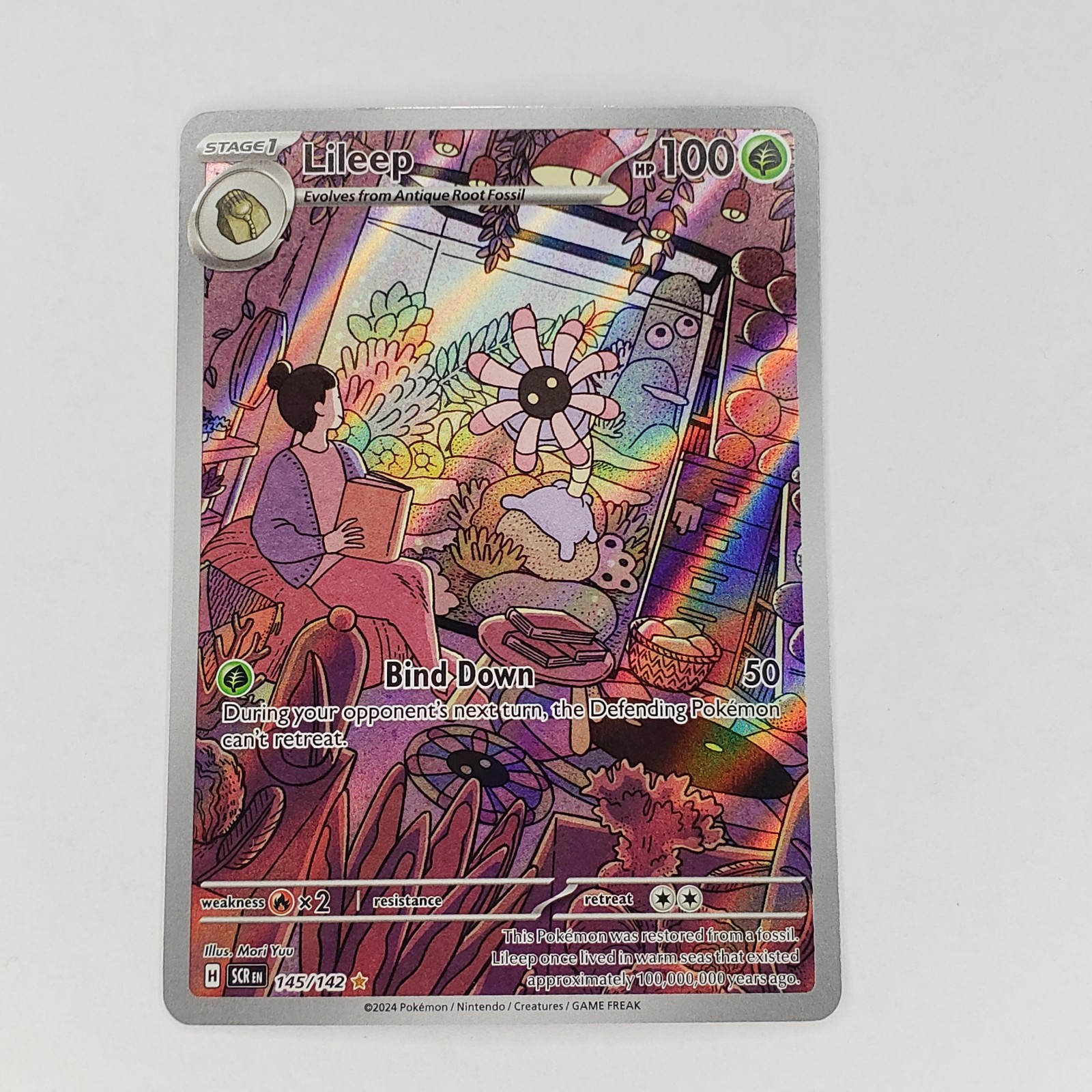 Pokemon Card - Lileep Stellar Crown 145/142 Illustration Rare NM