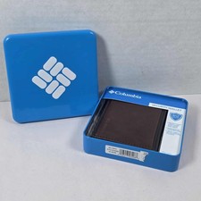 Columbia Men's RFID Blocking Bifold Security Wallet W/ Metal Box New Unopened