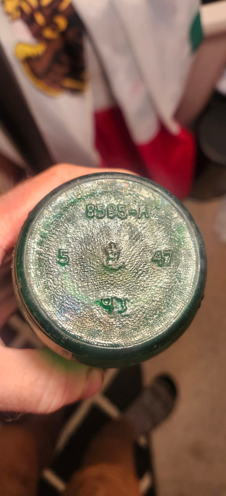 ⭐️⭐️LOOK⭐️⭐️Rare Emerald Green 1947 Beer Bottle