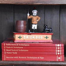 Handyman Club of America Red Books -5 Tools & Techniques Series – Gold Lettering