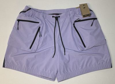 Nike Tech Super Lightweight Shorts Men's Size Large HJ2946 515 Purple Black $135