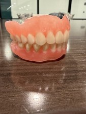Vintage False Teeth-Dentures Holloween Prop-Uppers Lowers