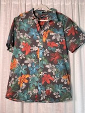 NWOT O'Neill Men's Classic Fit XL Button Down Floral Surf Shirt, Summer, Island
