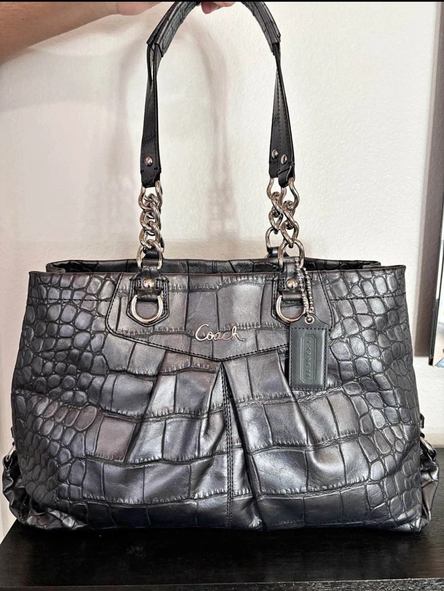 Coach Ashley Satchel/Top Handle Bag Black Bags & Handbags for