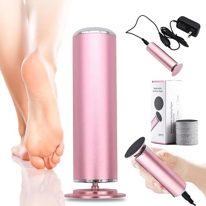 Electric Callus Remover Foot File with Adjustable Speed and 60 Sand Discs - Image 2 of 4