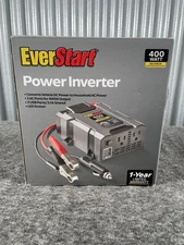 EverStart 400 Watt Power Inverter 12V Car 2 AC Outlets 2 USB LED Screen Ports