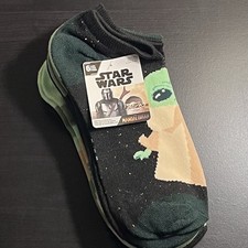 NWT Star Wars Mandalorian Socks, kids 6 Pk Baby Yoda, Size M/L, shoe size 3-10