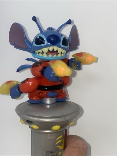 Raro parco giocattoli blaster elettronico rotante Disney Lilo & Stitch vintage - Foto 17 di 21