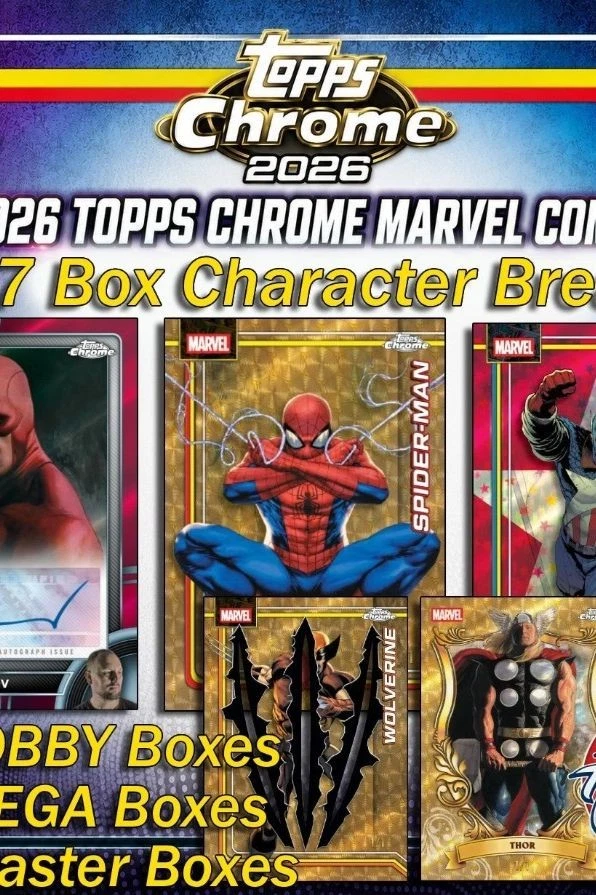 2026 Topps CHROME MARVEL 17 Box Break #1