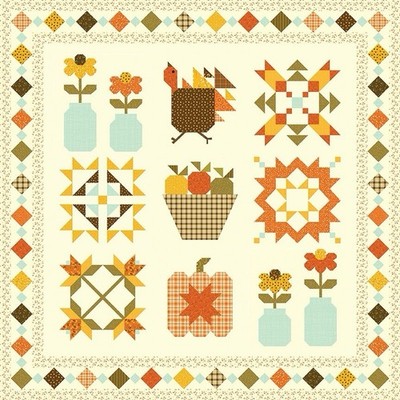 Riley Blake Designs Adel In Autumn Fall Gatherings Sampler Quilt Kit
