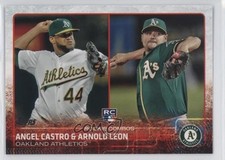 2015 Topps Update Rookie Combos Angel Castro Arnold Leon #US193 w7v