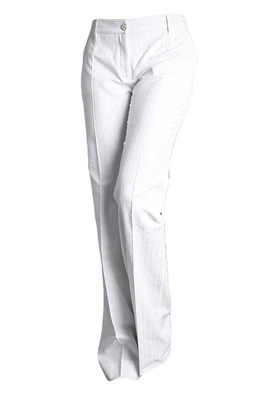 D&G Dolce & Gabbana Damen Hose Weiß Blau gestreift, Gr. 38/40, Women Pants, NEU - Bild 1 von 4