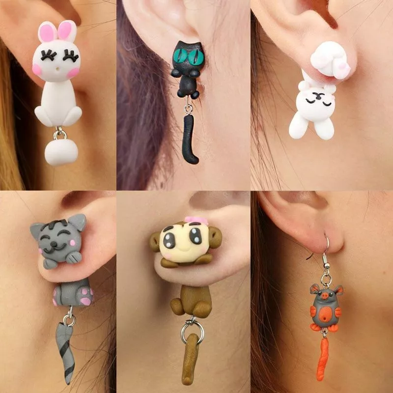 Luxury FULL DIY Polymer Clay STUD Earring Kit Make Your Own