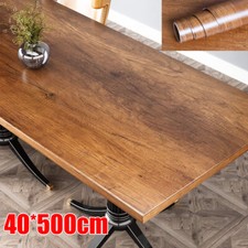 Oak Wood Effect Vinyl Wallpaper Self Adhesive Cupboard Worktop Wrap Film Sticker