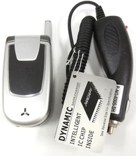 UTStarcom CDM-7000 / PLS7000SP - Gray & Silver - Very Rare Flip Phone - No Back