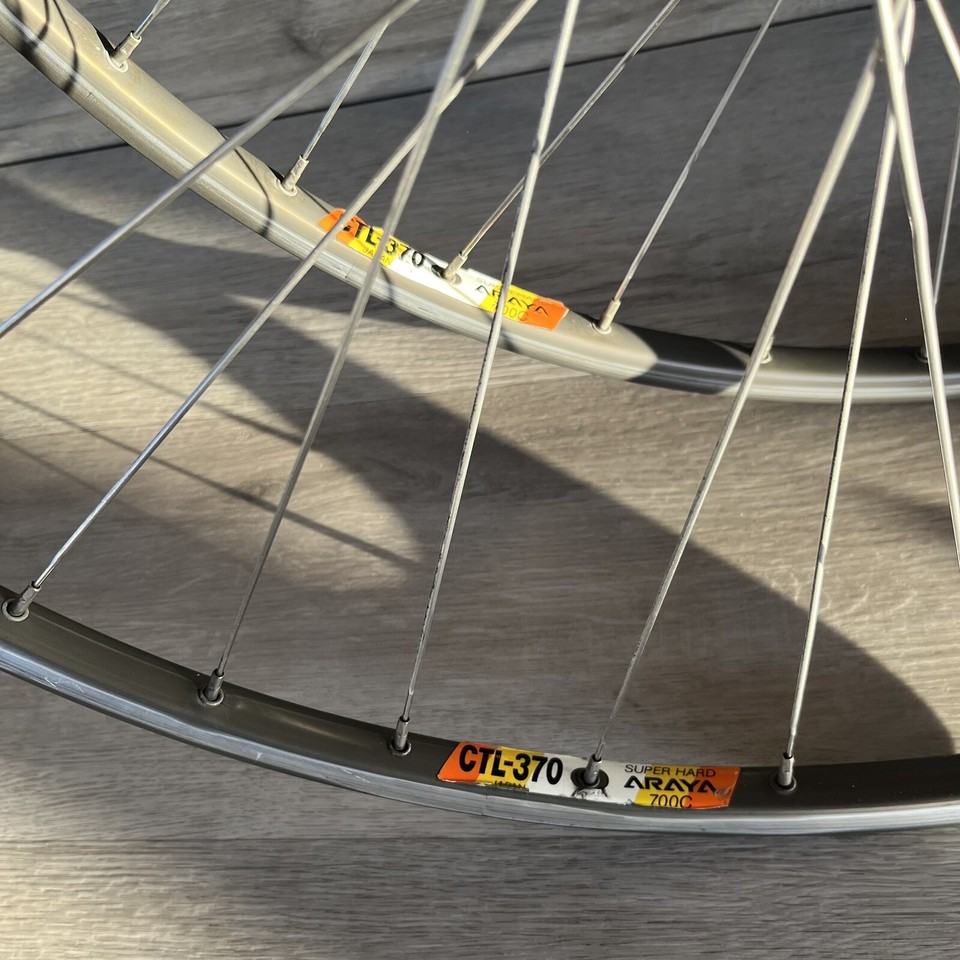 Roue Arrière Tubulaire Shimano Sante FH-5000 - Jante Mavic GL330, 700c, Pour Frein Sur Jante - Occasion