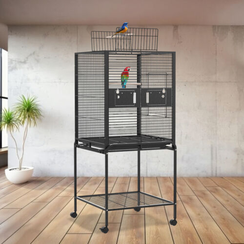 Bird Cage Large Cages 150CM Aviary Parrot Stand-Alone Budgie Castor w /Wheels - Picture 3 of 12