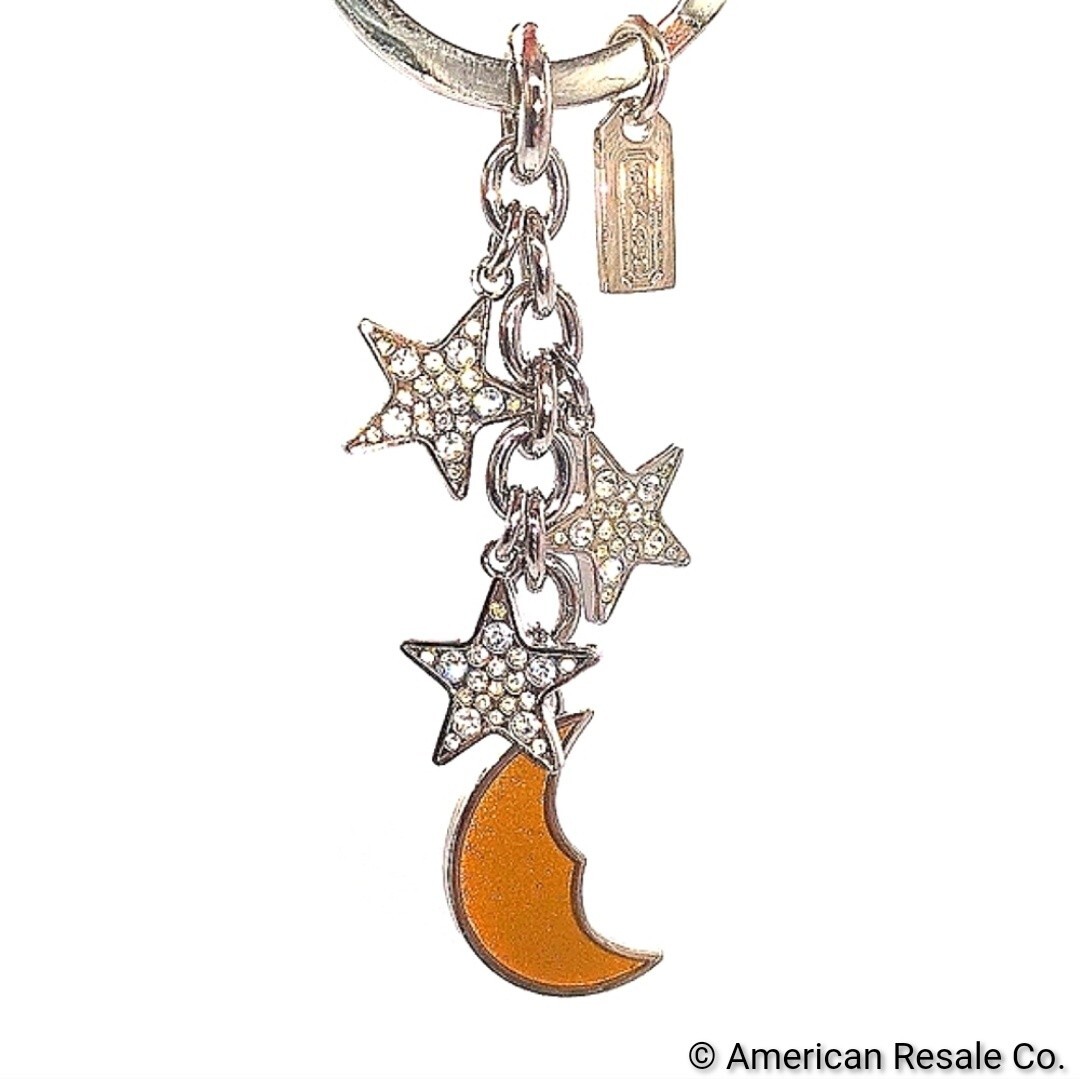 JUST IN-Vintage COACH Moon and Stars Pave Swarovski Crystal