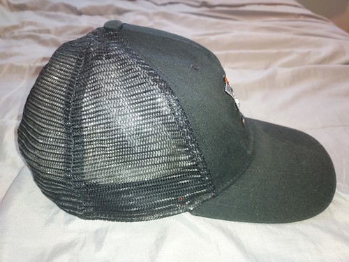 47 Brand Anaheim Mighty Ducks Snap Back Mesh Back Cap NHL Embroidered Black - Picture 7 of 11