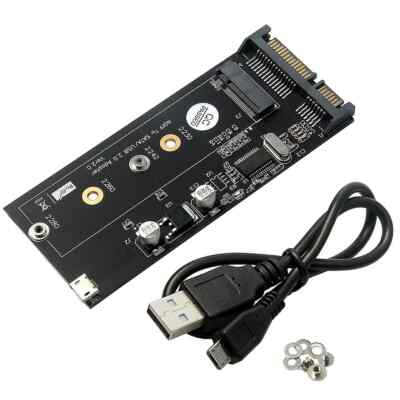 NGFF M.2 SSD to Sata 3.0 Adapter Converter Card with Mini Usb 5pin Interface