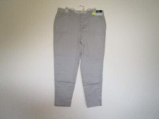 NEW RIDERS BY LEE, Women  s Pants Comfort waist Size 14 Medium light gray COD9 