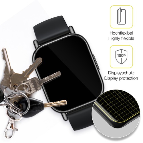 2x folia ochronna 3D Full Cover do Xiaomi Redmi Watch 5 Active folia pancerna - Zdjęcie 4 z 8