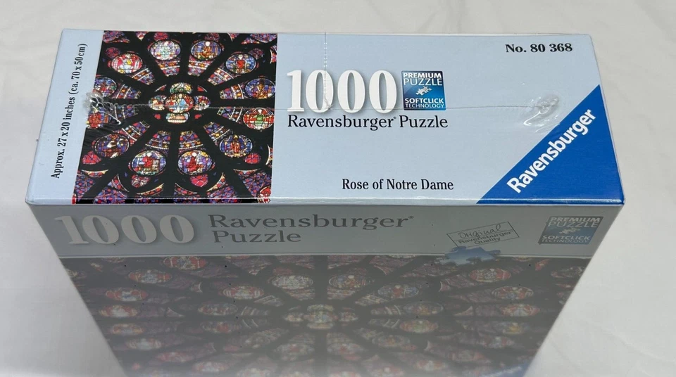 Rompecabezas Ravensburger 1000 piezas - Rose of Notre Dame - Challenge Series 80368 nuevo en caja Foto 3 de 4