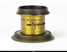 Lens Brass Goerz Berlin Rapid Weitwinkel Lynkeioskop Serie No1 No2481