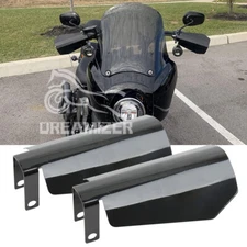Gloss Coffin Cut Handguards Hand Guards For Harley Dyna Streetbob Street Glide