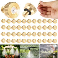 40PCS Outdoor Misting Cooling System Garden Tool Irrigation Water Mister Nozzles