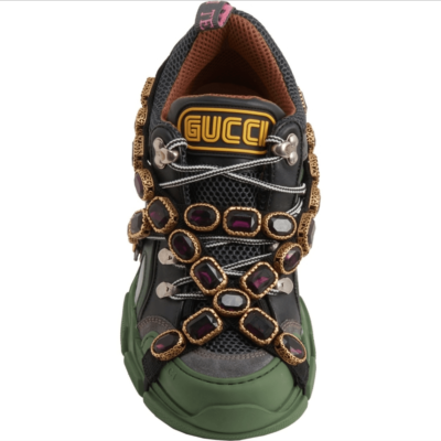 Gucci Flashtrek Hiking Sneakers Graphite Dark Gray Size 37 NIB | eBay