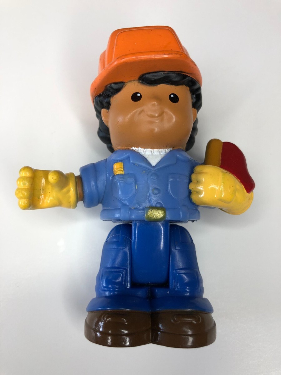 Fisher Price Little People Roberto Bendable Construction Worker