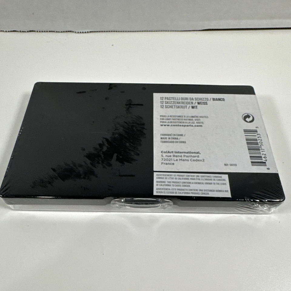 Conte A Paris карандаши - белый белый белый HB коробка из 12 новый запечатанный - Изображение 4 из 4