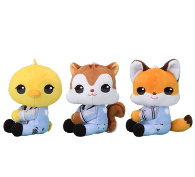 SHINee MINHO KEY TAEMIN ANIMAL COORDY Mini Plush Doll 13cm Set of