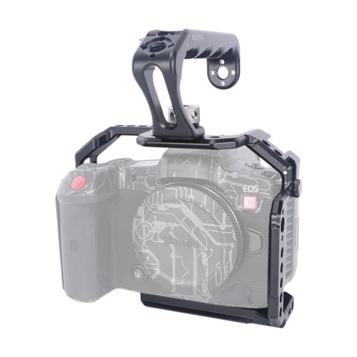 NICEYRIG Camera Cage with Top Handle for Canon EOS R5C / R5 / R6 / R6 Mark II - 第 5/8 張圖片