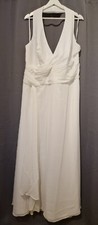 Bride Hochzeitskleid Brautkleid Neckholder weiß Größe 52  Übergröße Neu 