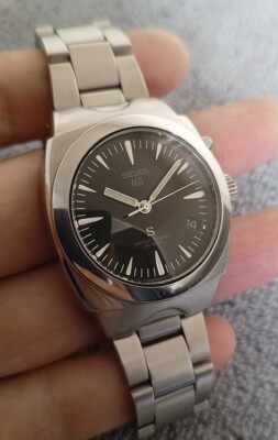 RARE SEIKO AGS SUS KINETIC 5M42-0E50 BLACK DIAL ORIGINAL WORKING