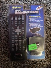 PS2 Playstation 2, lighted Universal wireless DVD remote 15L 