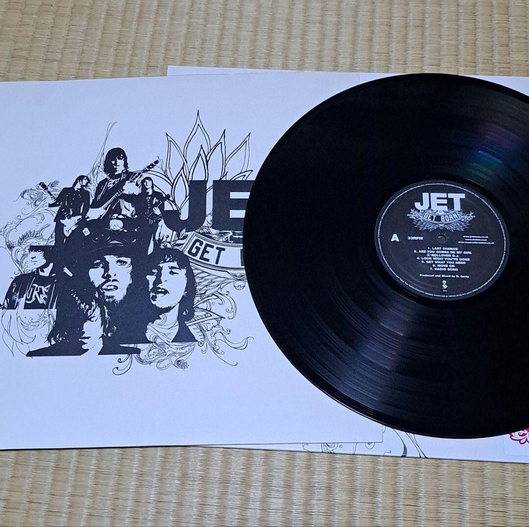 Jet / Get Born 2003 EU Original LP Black Vinyl Elektra Records