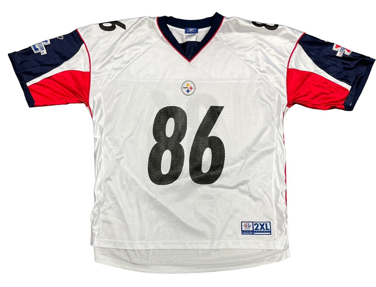 Hines Ward Pittsburgh Steelers Super Bowl XL Reebok NFL Jersey Sz