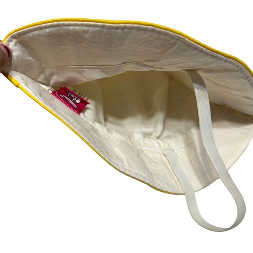 Sombrero cubo Sanrio Hello Kitty bebé/niño pequeño talla única amarillo fresa - Imagen 5 de 11