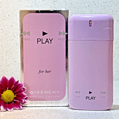 Givenchy Play Eau de Parfum 50ml in Box Rare and Discontinued