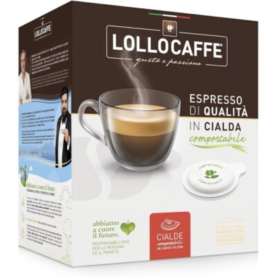 Lollo Caffè Dek   Entkoffeinierte ESE Pads 44mm Cialde   150 Stück - 1125g
