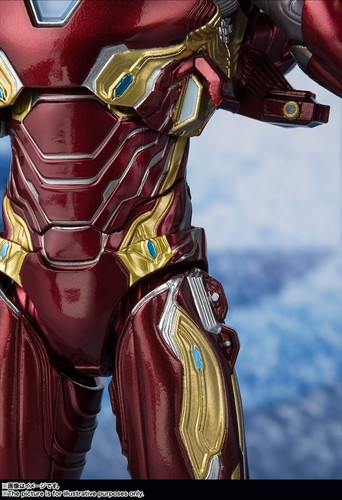 RARE S.H.Figuarts Avengers Endgame Iron Man Mk50 Nano Weapon Set 2 Figure JAPAN - Picture 8 of 14