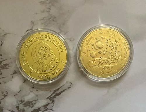 Personalisierte Weihnachtsmann schöne Liste Zertifikat & Weihnachtsmann Wunschmünze A5 - Bild 4 von 7