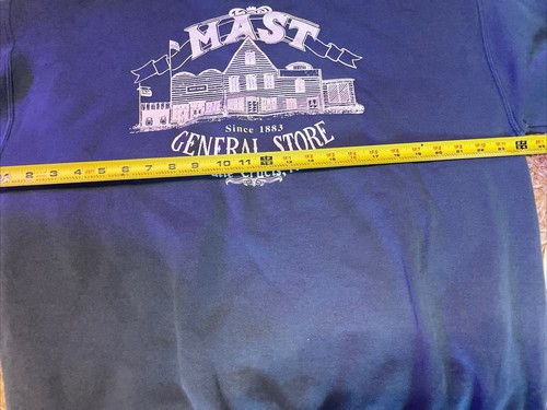 Mast General Store Women’s Large? Blue Valle Crucis, North Carolina Sweatshirt - Picture 6 of 10
